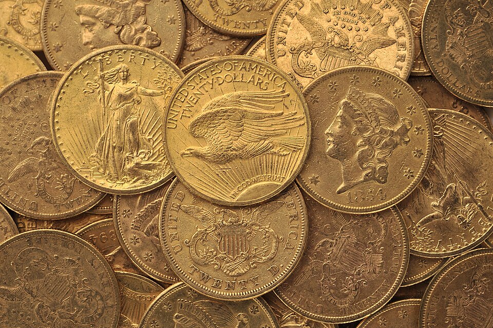 File:American gold double-eagles from Hackney.jpg