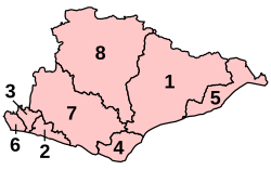 Parliamentary constituencies in East Sussex