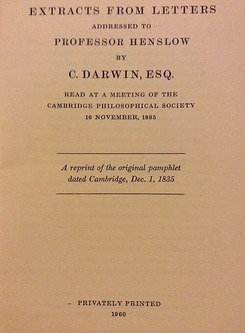 File:Extracts from letters to Henslow.jpeg