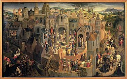 Hans Memling, Passion of Christ, c. 1471, 57 × 92 cm