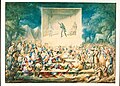Image 39A watercolor painting of a camp meeting circa 1839 (New Bedford Whaling Museum). (from Origins of the blues)