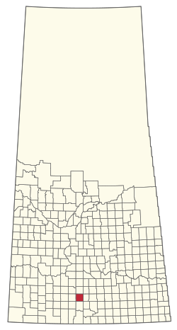 Location of the RM of Sutton No. 103 in Saskatchewan