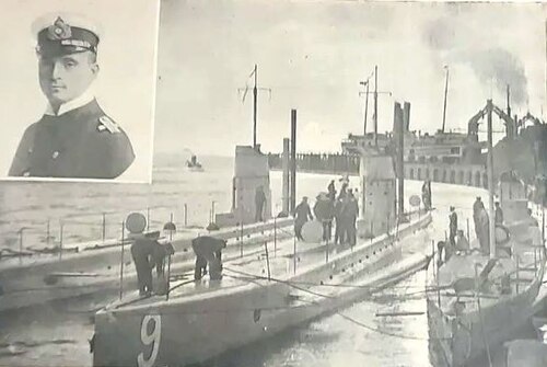 U-9 docked in Sassnitz