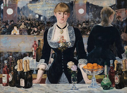 Édouard Manet – A Bar at the Folies-Bergère 'Un Bar aux Folies-Bergère' (1882), Courtauld Institute of Art