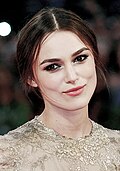 Knightley at a festival.
