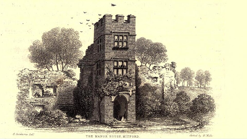 File:Manor House Mitford 1828.jpg
