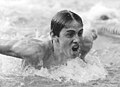 Roland Matthes, winner of the 100-metre backstroke and 200-metre backstroke.
