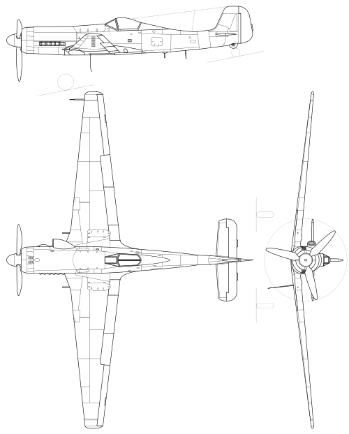 File:Focke-Wulf Ta 152 H.svg