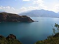Lac artificiel Tcharvak. Région de Tachkent