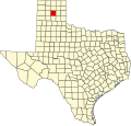 State map highlighting Carson County