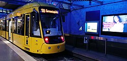 A tram of the Rhine-Ruhr Stadtbahn