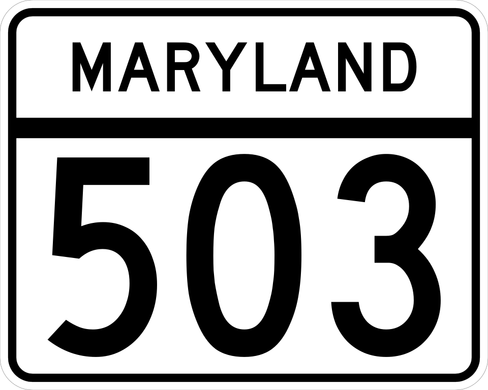 File:MD Route 503.svg