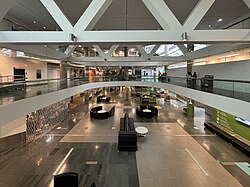 Interior of the building