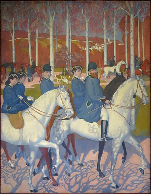 File:MauriceDenis-LaLegendeDeStHubert-1LeDepart.JPG