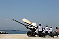 21 Gun Salute in Gibraltar marking the birth of the then-Prince George of Cambridge, 2013.