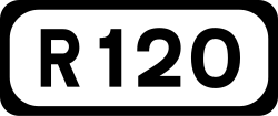 R120 road shield}}