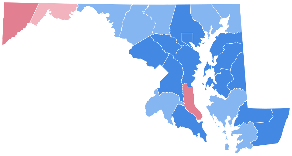 File:Maryland Presidential Election Results 1932.svg
