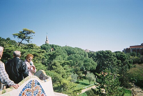 View from the main terrace