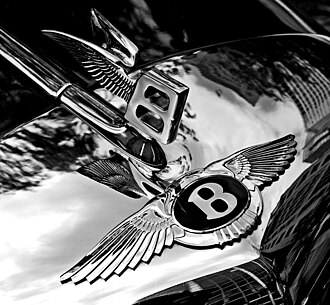 Bentley badge and hood ornament