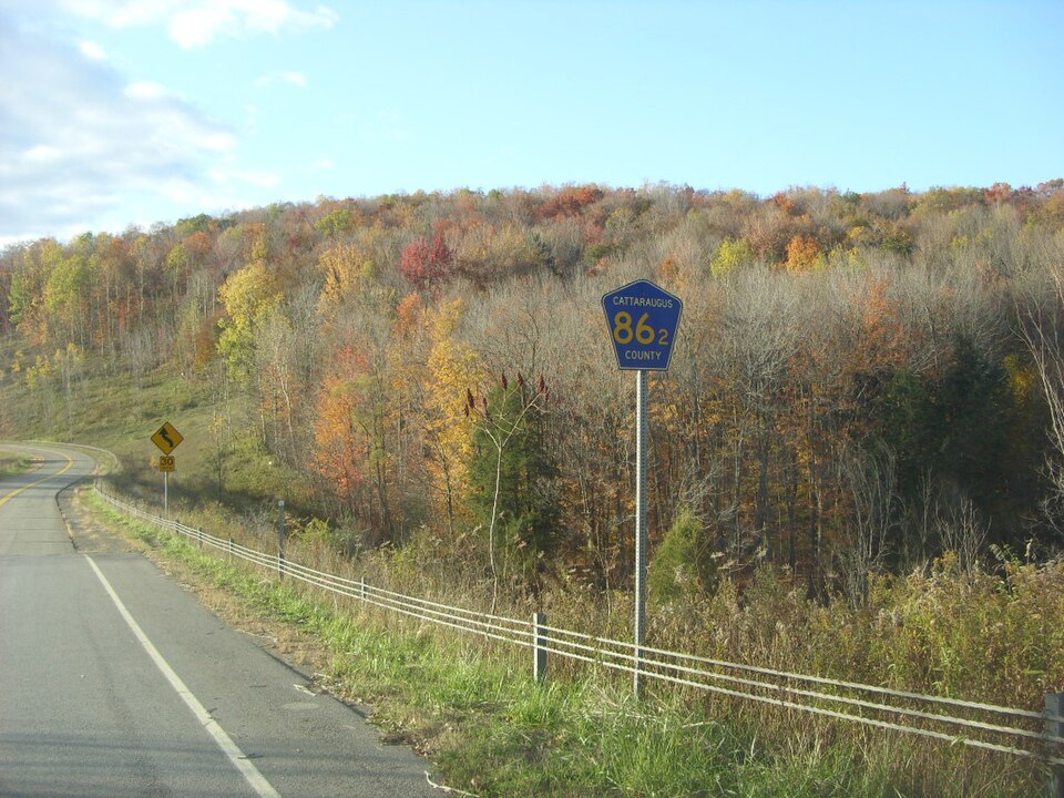 File:Cattaraugus County Route 86-2 signage.jpg