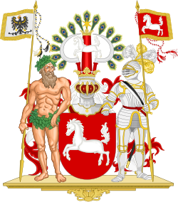 Coat of arms of the Prussian Province of Hanover (1868–1946)