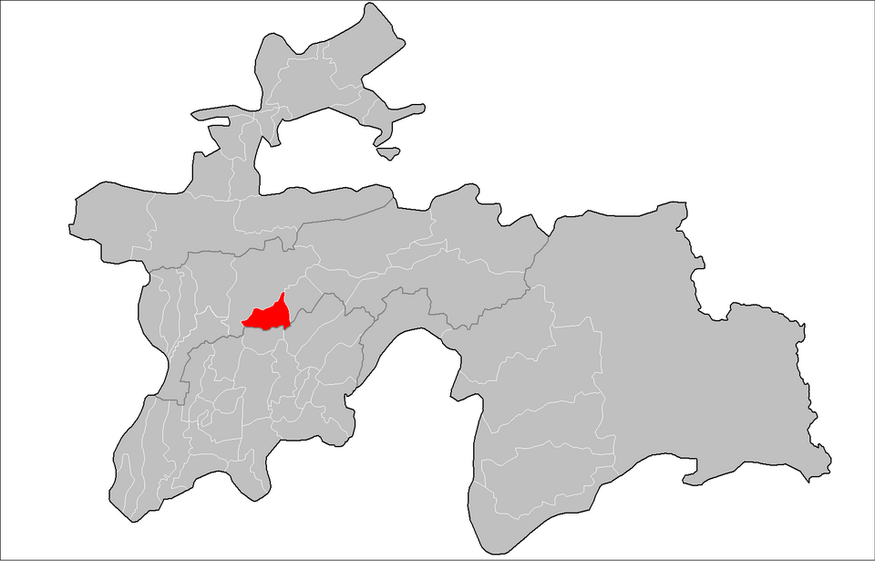 File:Location of Fayzobod District in Tajikistan.png