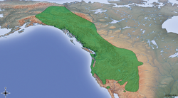 Map of range