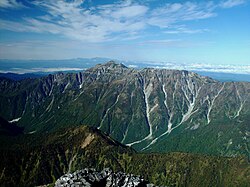 from Mount Naka