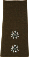 Service Dress Shoulder Board for a Lieutenant in the SA Army
