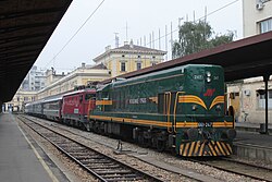 ŽS 661-247 ready to leave Belgrade train station ahead of B 414 "Alpine Pearls" to Schwarzach-St. Veit in 2010