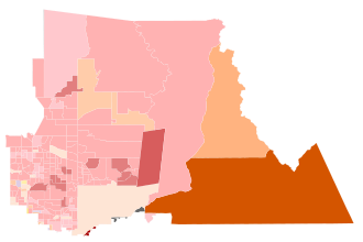 Republican primary results by county