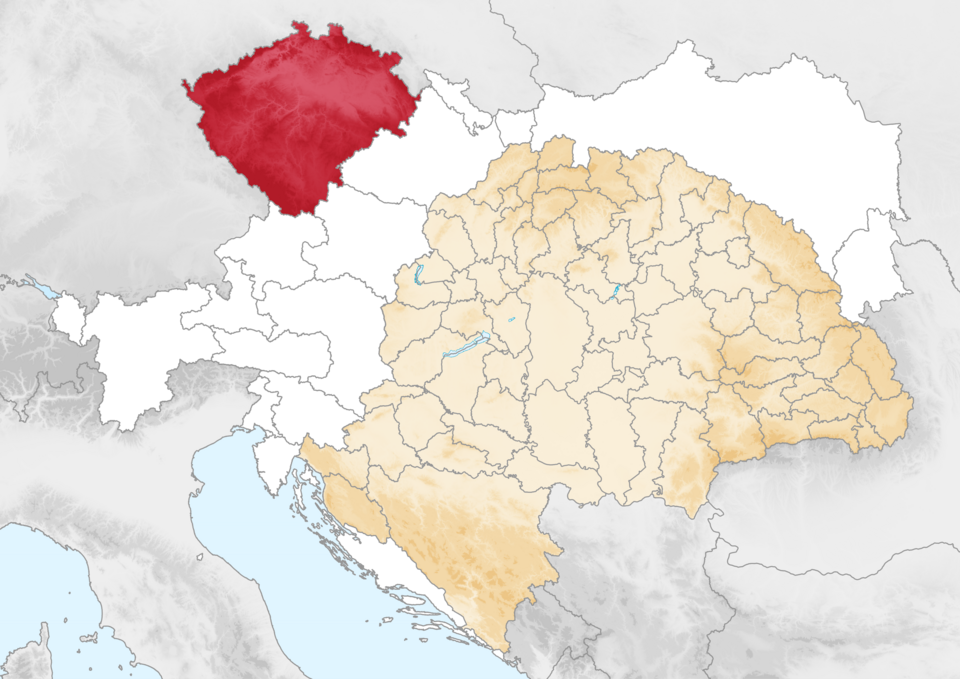 File:Empire d'Autriche 1914 Bohême.png