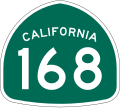 State Route 168 marker