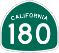 State Route 180 marker
