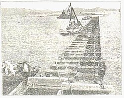 Completion of the East Sea Dam at Yantai Port in 1919