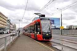ul. 3-go Maja, Centrum Sosnowca: 2021 rok – trwa przebudowa placu przed dworcem PKP Sosnowiec Główny
