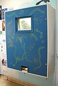 Video microscope at Bracken Hall.