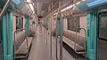 Interior of the train rake