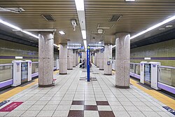Hanzomon Line platform