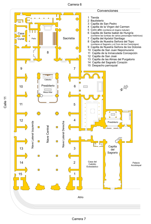 File:Catedral Primada de Colombia-Plano General.svg