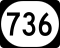 Kentucky Route 736 marker