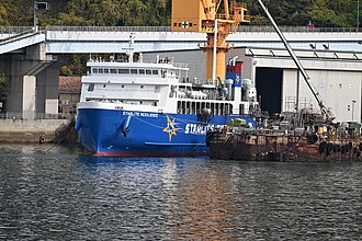 MV Starlite Resilience under construction in Japan in 2025.