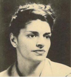 Balloonist Eleanor Vadala, 1953