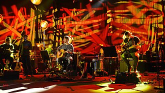 Vatra during rehearsal in Vatroslav Lisinski Concert Hall, 2016