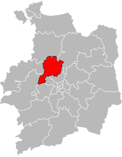 Location of Canton of Melesse
