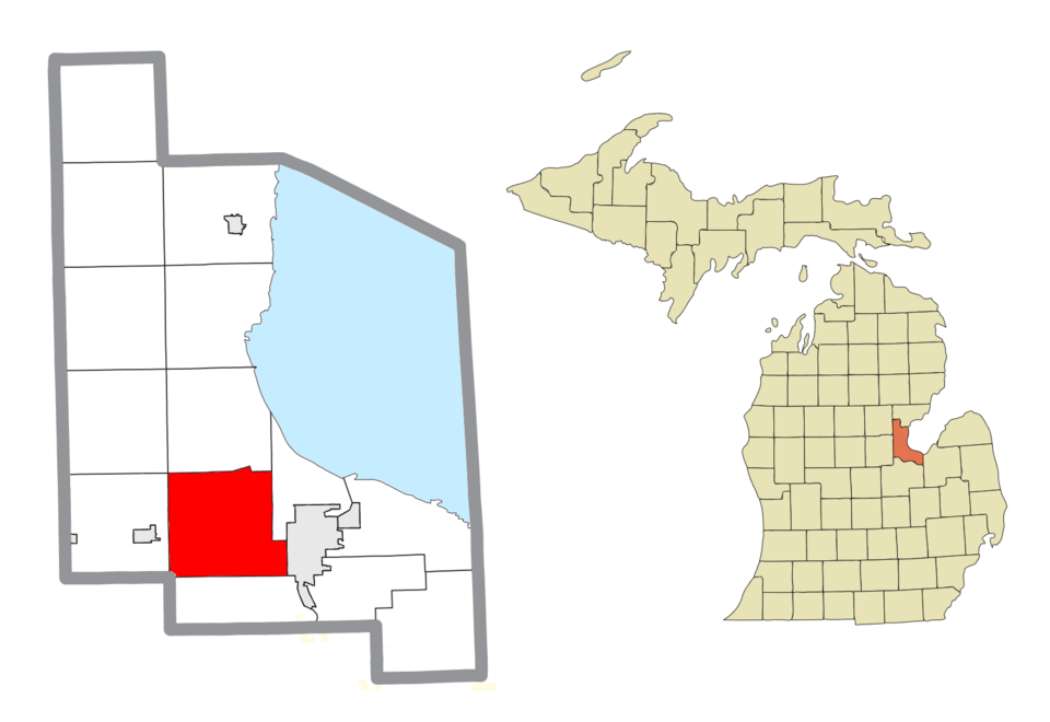 File:Monitor Charter Township, MI location.png