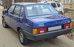 VAZ 21099 (Lada Sagona) four-door saloon (rear view)