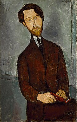 Amedeo Modigliani, Léopold Zborowski (c. 1916), 116.2 × 73 cm