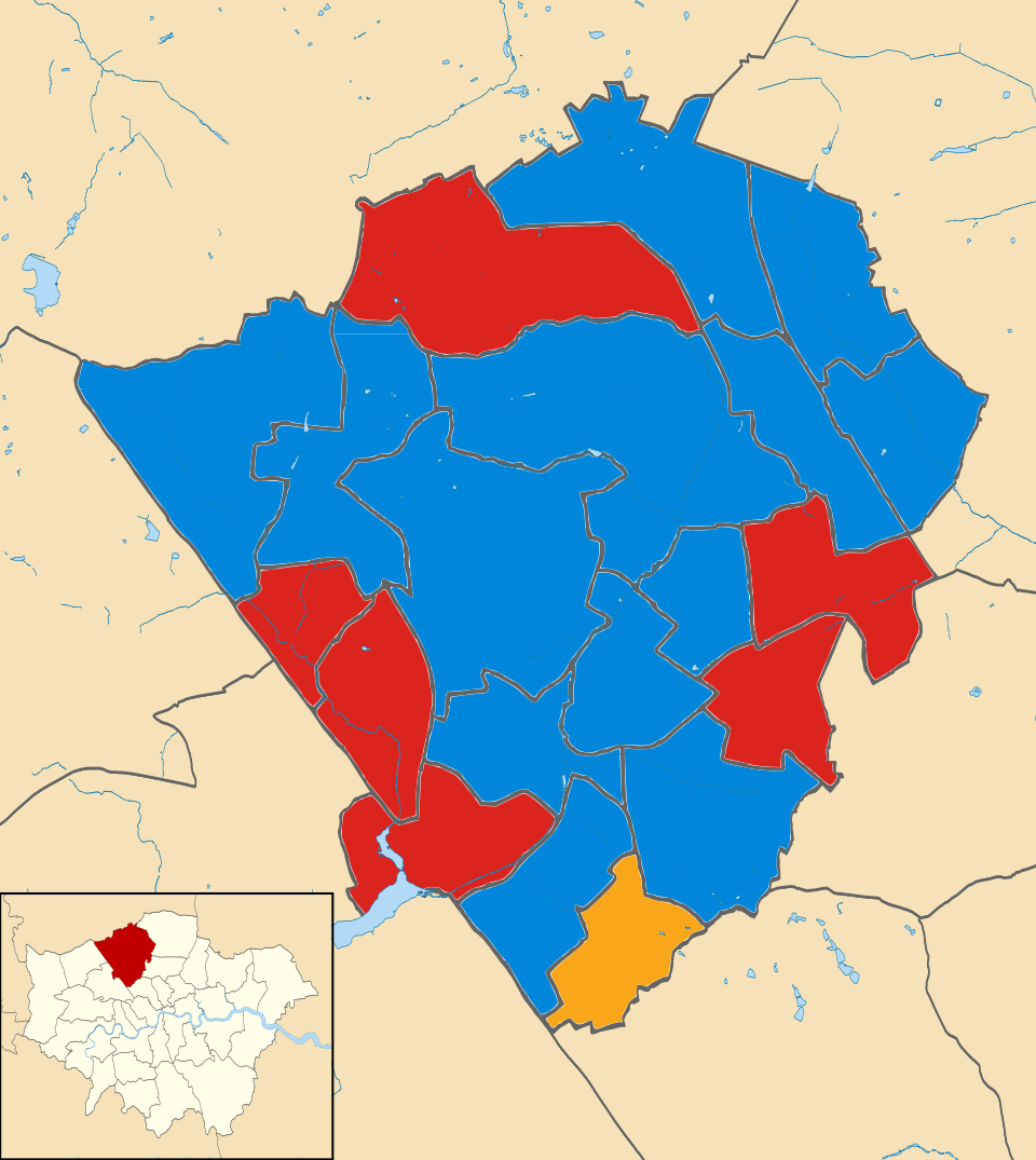 File:Barnet UK local election 1990 map.svg