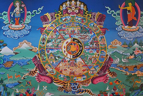 An intricate painting
